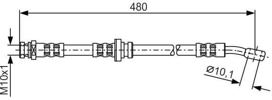 Brake Hose 1987481065 - image 6