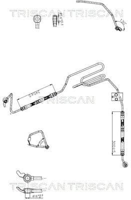 Hydraulic Hose, steering 8516 29043