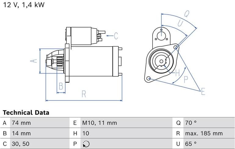 Starter 0 986 027 620