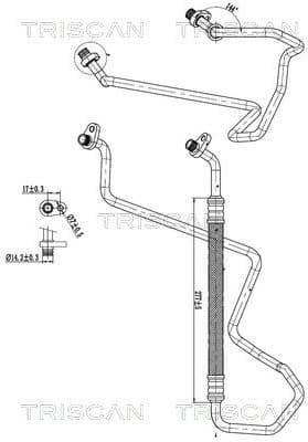 High/Low-pressure Line, air conditioning 9010 28011