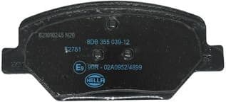 Brake Pad Set, disc brake 8DB 355 039-121