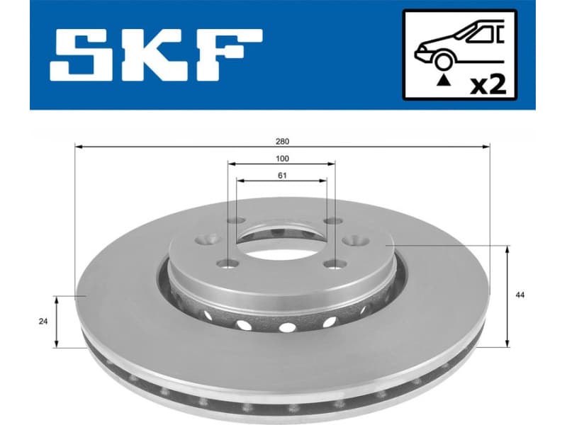 Brake Disc VKBD 81321 V2