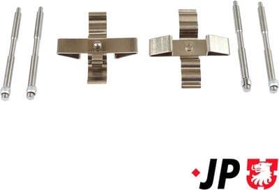 Accessory Kit, disc brake pad JP 1464002610