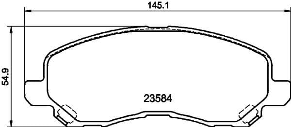 Brake Pad Set, disc brake 8DB 355 009-671 - image 4