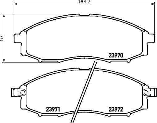 Brake Pad Set, disc brake 8DB 355 010-671 - image 4