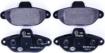 Brake Pad Set, disc brake 8DB 355 019-161