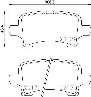 Brake Pad Set, disc brake 8DB 355 024-911 - image 4