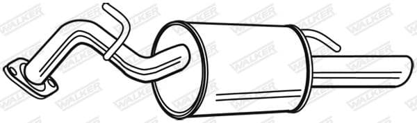 Rear Muffler 23498