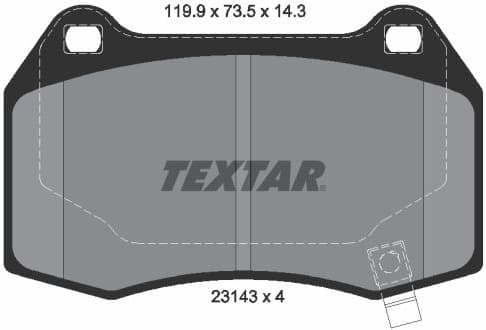 Brake Pad Set, disc brake Q+ 2314301