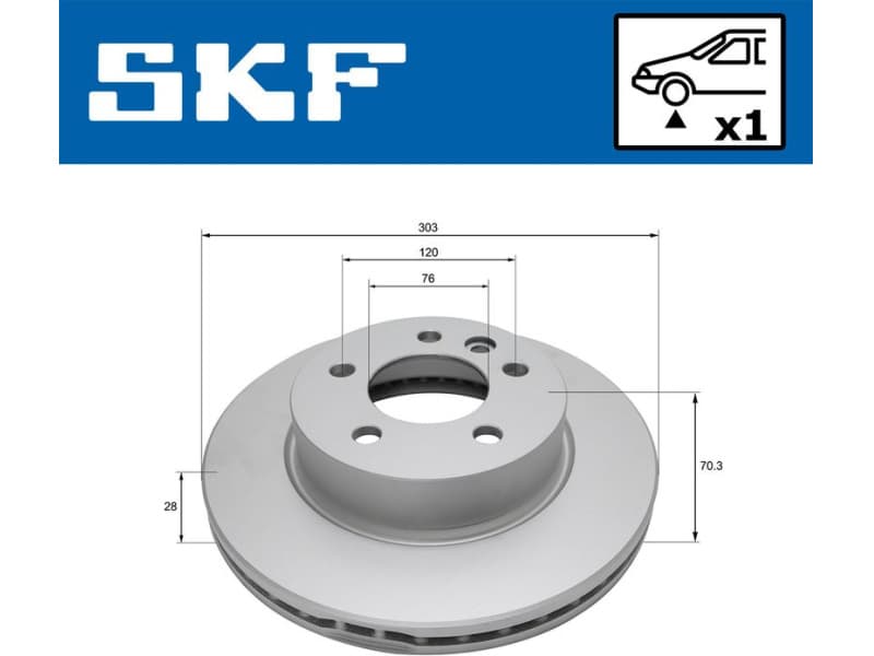 Brake Disc VKBD 81179 V1 - image 2