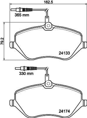 Brake Pad Set, disc brake 8DB 355 011-491 - image 4
