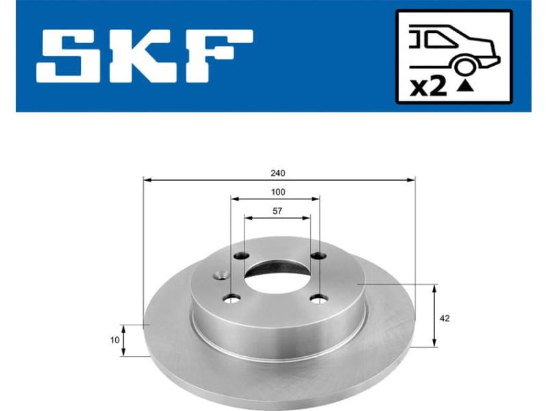 Brake Disc VKBD 90497 S2