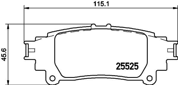 Brake Pad Set, disc brake 8DB 355 020-001 - image 4