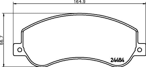 Brake Pad Set, disc brake 8DB 355 015-401 - image 4