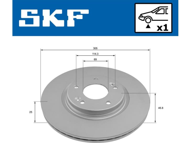 Brake Disc VKBD 81296 V1 - image 2