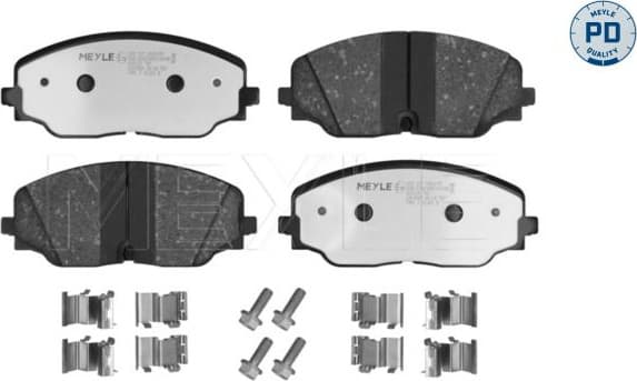 Brake Pad Set, disc brake MEYLE-PD: Advanced performance and design. 025 227 6920/PD