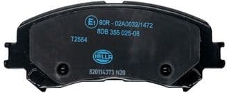 Brake Pad Set, disc brake 8DB 355 025-081