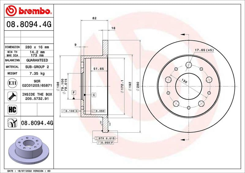 Brake Kit, disc brake BEYOND LINE - Greenance KT 10 004 - image 2