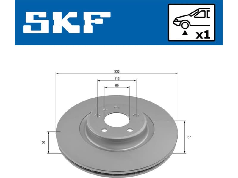 Brake Disc VKBD 81338 V1 - image 2