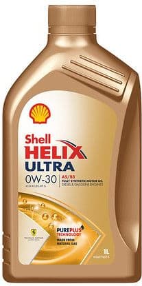 Alyva SHELL HELIX Ultra  A5/B5 0W-30 1L EURO - 550046659