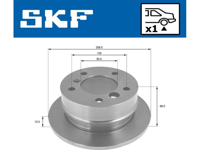 Brake Disc VKBD 90345 S1 - image 2