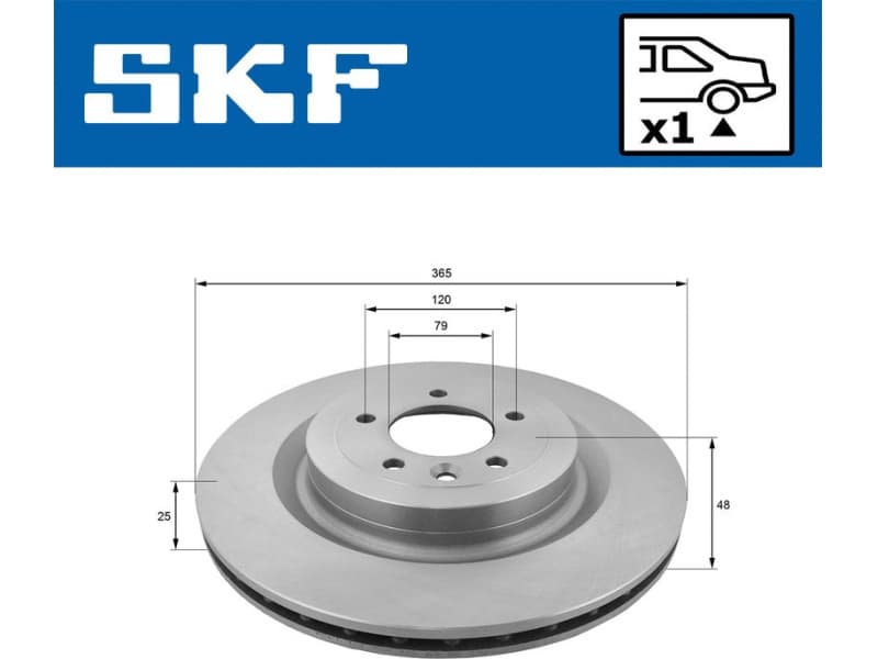 Brake Disc VKBD 90398 V1 - image 2