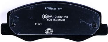 Brake Pad Set, disc brake 8DB 355 015-311 - image 2