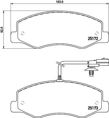 Brake Pad Set, disc brake 8DB 355 015-311 - image 4