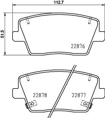 Brake Pad Set, disc brake 8DB 355 039-431 - image 4