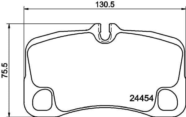 Brake Pad Set, disc brake 8DB 355 016-051 - image 4