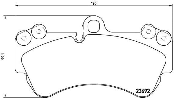 Brake Pad Set, disc brake PRIME LINE P85069