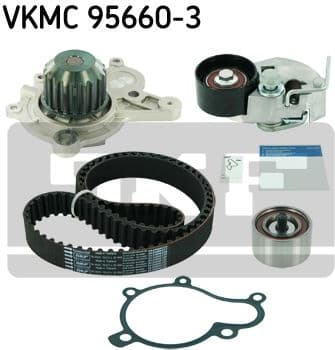 Timing belt kit with water pump VKMC 95660-3 - image 3