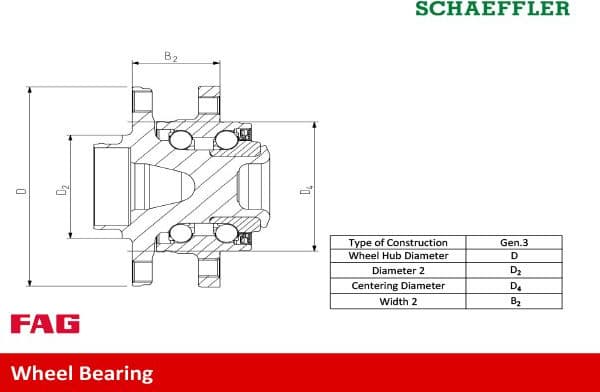 Bearing wheel 713660280 - image 2