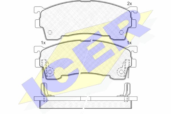 Brake pads front 180971204 - image 3