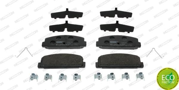 Brake pads rear, Top Quality FDB1721