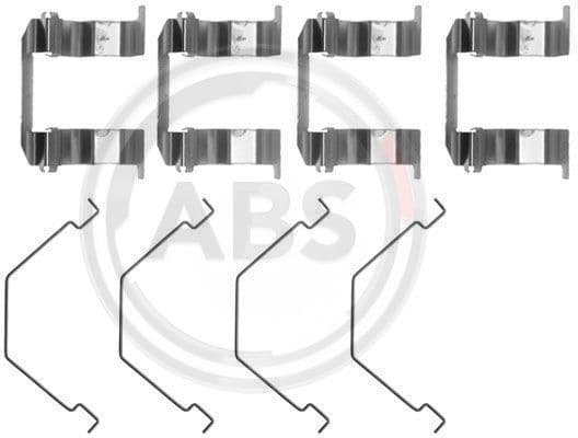 Accessory Kit, disc brake pad 1158Q