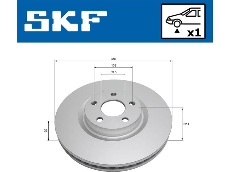 Brake Disc VKBD 81333 V1 - image 2