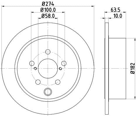 Brake Disc PRO 8DD 355 120-341 - image 4