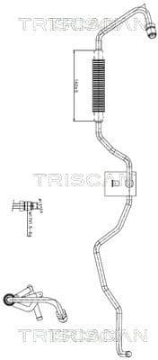 Hydraulic Hose, steering 8516 13002