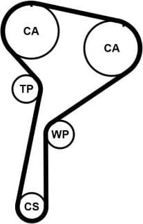 Water Pump & Timing Belt Kit CT1184WP2 - image 2