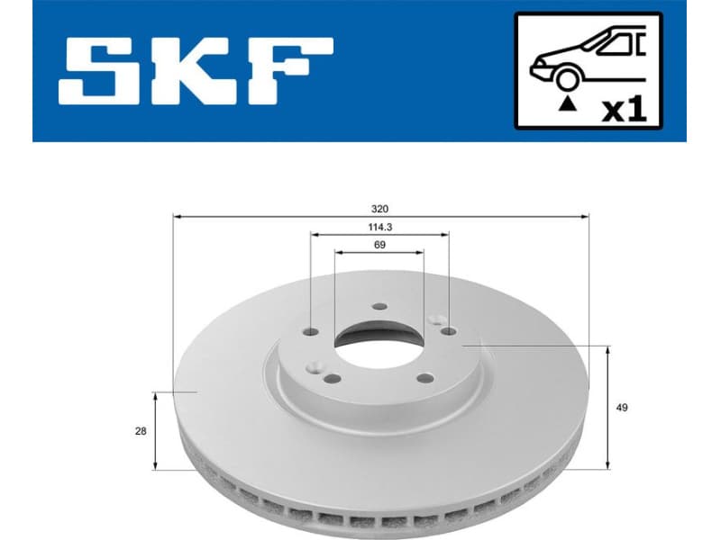 Brake Disc VKBD 81092 V1 - image 2