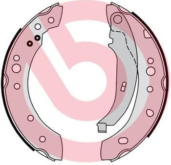 Brake Shoe Set ESSENTIAL LINE S 68 547