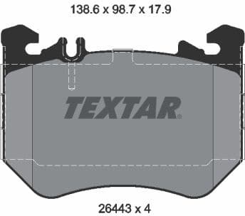 Brake Pad Set, disc brake Q+ 2644303