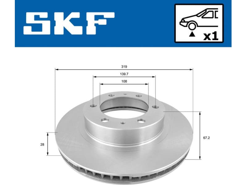 Brake Disc VKBD 81135 V1 - image 2