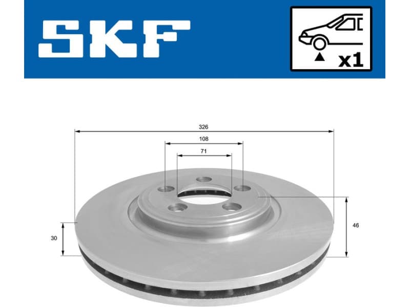 Brake Disc VKBD 81093 V1 - image 2