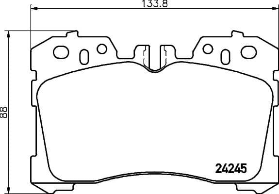 Brake Pad Set, disc brake 8DB 355 006-661 - image 4