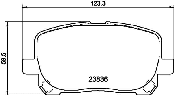 Brake Pad Set, disc brake 8DB 355 010-221 - image 2
