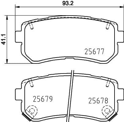 Brake Pad Set, disc brake 8DB 355 020-851 - image 4