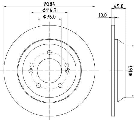 Brake Disc PRO 8DD 355 120-471 - image 4