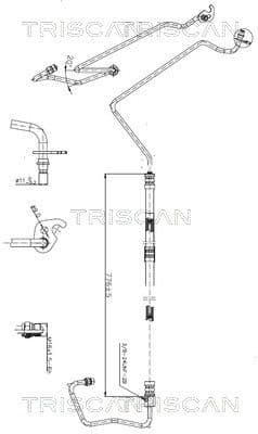 Hydraulic Hose, steering 8516 16020